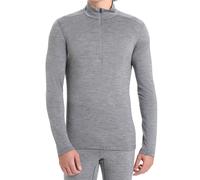 Icebreaker Merino 200 Oasis Long Sleeve Half Zip Thermal Shirt - Gritstone Heather