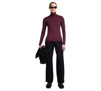 Icebreaker Merino 200 Oasis LS Crewe Dk Berry Women's T-Shirt S