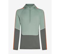 Icebreaker Merino 200 Sonebula Half Zip Hoodie green - M