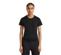 Icebreaker - Women's Merino 200 Tech Lite S/S Crop Slim Tee - Merino shirt size S, black