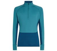 Icebreaker - Merino 200 Zoneknit L/S Half Zip - Merino base layer size L, turquoise