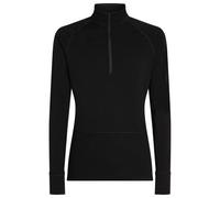 Icebreaker - Merino 200 Zoneknit L/S Half Zip - Merino base layer size XL, black