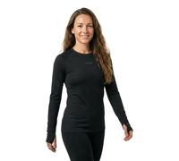 Icebreaker Merino 200 Zoneknit Long Sleeve Base Layer Black XL Woman