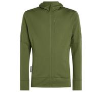 Icebreaker - Merino 260 Quantum IV L/S Zip Hoodie - Merino hoodie size S, olive