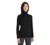 Icebreaker - Merino Wool Base Layer - W Merino 260 Tech LS Half Zip Black for Women in Wool - Size 7-8,5 UK Black 7-8.5 UK