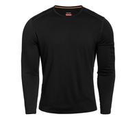Icebreaker - 260g/m² merino wool technical base layer - Mens 260 Tech LS Crewe Black for Men in Wool - Size M Black M
