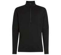 Icebreaker - Merino 360 RealFleece Elemental L/S Half Zip - Merino longsleeve size XL, black