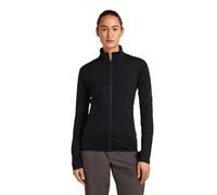 Icebreaker Merino Blend 300 Realfleece™ Descender Full Zip Sweatshirt Black L Woman