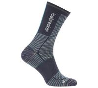 Icebreaker - Merino Blend Run+ Ultralight Crew Fusion Dye - Running socks size 10/11,5, blue/grey