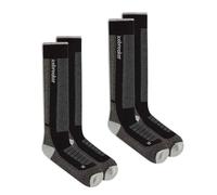 Icebreaker - Merino Blend Ski+ Medium Otc 2 Pack - Ski socks size 10/11,5, grey/black