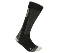 Icebreaker Mer Ski+ Medium OTC Socks Black Grey (1 pair) - XL