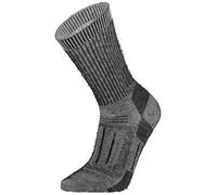 Icebreaker Merino Women's Mountaineer Mid Calf Socks, Jet Heather/Espresso, M