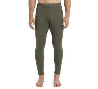 Icebreaker Merino Wool 175 Everyday Men’s Cold Weather Leggings with Fly - Thermal Underwear for Men with Contoured Slim Fit - 100% Merino Wool Base Layer - Premium Long Johns, Large, Loden Green