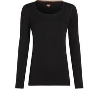 Icebreaker Merino 260 Tech Scoop Long Sleeve Base Layer Black M Women