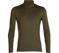 Icebreaker - Merino Wool Base Layer - M Merino 200 Oasis LS Half Zip Loden for Men in Wool - Size 10-11,5 UK - Khaki Khaki 10-11.5 UK