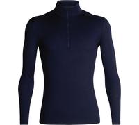 Icebreaker - Merino Wool Base Layer - M Merino 200 Oasis LS Half Zip Midnight Navy for Men in Wool - Size L Navy L
