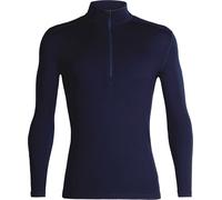 Icebreaker - Merino Wool Base Layer - M Merino 260 Tech LS Half Zip Midnight Navy for Men in Wool - Size 6-7,5 UK Navy 6-7.5 UK