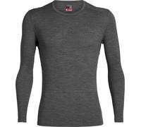 Icebreaker - Merino wool base layer - Men's - M Merino 260 Tech LS Crewe - M Merino 260 Oasis LS Crewe Gritstone Heather for Men in Wool - Size XL - Grey Grey XL