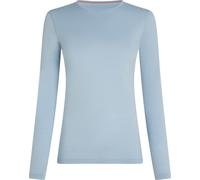 Icebreaker - Merino wool base layer - W Merino 200 Oasis LS Crewe Zinc Blue for Women in Wool - Size M Blue M