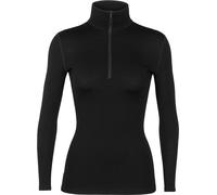 Icebreaker - Merino Wool Base Layer - W Merino 260 Tech LS Half Zip Black for Women in Wool - Size M Black M