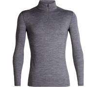 Icebreaker - Merino wool base layers - M Merino 200 Oasis LS Half Zip Gritstone Heather for Men in Wool - Size M - Grey Grey M