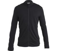 Icebreaker - Merino wool fleece - M Merino 260 Quantum IV LS Zip Black for Men in Wool - Size S Black S