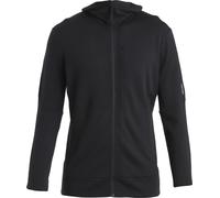 Icebreaker Mens Merino 260 Quantum Long Sleeve Zip Hoodie Black S Colo S