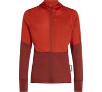 Icebreaker - Merino wool fleece - M Merino Blend 200 RealFleece™ Descender LS Zip Hoodie Agate Port Cb for Men in Wool - Size L - Red Red L