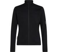 Icebreaker - Merino wool fleece - M Merino Blend 300 RealFleece™ Descender LS Zip Black for Men in Wool - Size M Black M