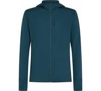 Icebreaker - Merino wool fleece - M Merino Blend 300 RealFleece™ Descender LS Zip Hoodie Abyss for Men in Wool - Size L - Navy Navy L