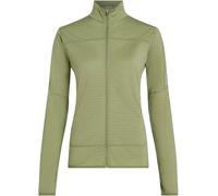 Icebreaker - Merino wool fleece - M Merino Blend 300 RealFleece™ Descender LS Zip Lichen for Men in Wool - Size M - Green Green M