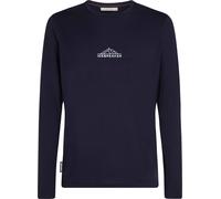 Icebreaker - Merino wool T-shirt - M Merino 150 Tech Lite LS Tee Road To Cook Midnight Navy for Men in Wool - Size L Navy L