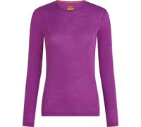 Icebreaker - Merino wool T-shirt - W Merino 175 Everyday LS Crewe Passion for Women in Wool - Size S - Purple Purple S