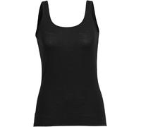 Icebreaker W Siren Tank Black, Size L - Womens Merino Top, Color Black