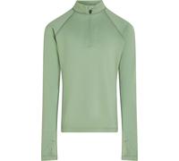 Icebreaker - Merino wool technical base layers - K Merino 260 Tech LS Half Zip Seaglass in Wool - Kid Size 6 y - Green Green 6 y