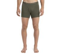 Icebreaker Merino Wool Underwear for Men, 175 Everyday Boxer Briefs, Odor-Resistant Men’s Boxers with Brushed Elastic Waistband, Stretch Rib Fabric- 100% Merino Wool Base Layer, Medium, Loden Green
