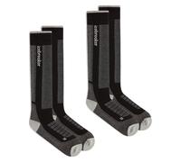 Icebreaker - Pack of 2 pairs of Ski socks - M Merino Blend Ski+ Medium OTC 2 Pack Black/Ether/Graphite for Men in Wool - Size 6-7,5 UK Black 6-7.5 UK