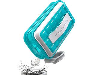 ICEBREAKER POP 2024: Make and Serve Ice Without Ever Touching The Ice | The Sanitary Silicone Ice Cube Tray for Freezer | Patented Ice Trays for Freezer | This Ice Cube Maker Makes 18 Cubes
