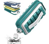 ICEBREAKER POP - Make and Serve Ice Without Ever Touching The Ice - The Sanitary Ice Tray for Freezer - NO Spills Silicone Ice Cube Tray with Lid - Ice Cube Maker Makes 18 Ice Cubes
