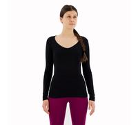 Icebreaker Siren Sweetheart Merino Long Sleeve Base Layer Black L Women
