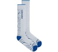 Icebreaker - Merino Ski+ Medium OTC Mountain Contour - Ski socks size 12/13,5, grey