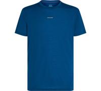 Icebreaker - Ultra-lightweight merino wool running T-shirt - M Merino Blend 125 Cool-Lite Speed SS Tee Atlantis for Men in Wool - Size M - Blue Blue M