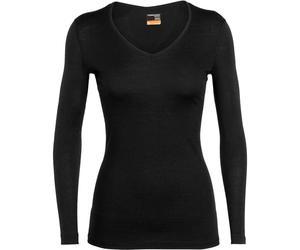 ICEBREAKER W 200 Oasis Ls V - Women - Black - size S- model 2026 S