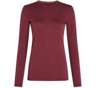 ICEBREAKER W 260 Tech Ls Crewe - Women - Red - size S- model 2025 S