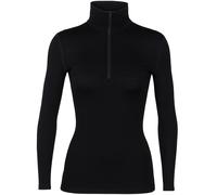 ICEBREAKER W 260 Tech Ls Half Zip - Women - Black - size M- model 2026 M