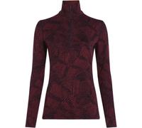 ICEBREAKER W 260 Vertex Ls Half Zip - Women - Black / Red - size S- model 2025 S