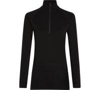 ICEBREAKER W Mer 200 Zoneknit Ls Half Zip - Women - Black - size M- model 2026 M