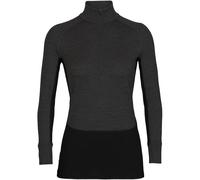 ICEBREAKER W Zoneknit 260 Ls Half Zip Jet - Women - Grey / Black - size S- model 2025 S