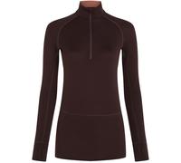 ICEBREAKER W Zoneknit 260 Ls Half Zip - Women - Brown - size S- model 2025 S