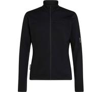 Icebreaker - Warm and technical Fleeces - M Merino Blend 300 RealFleece Descender LS Zip Black for Men in Wool - Size M Black M